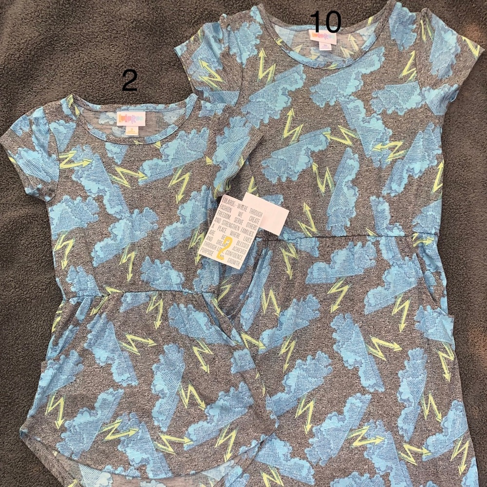 Matching LuLaRoe May Dresses